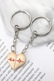 Valentines Day Heart Keychain 