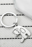 Metal Cat Keychain 