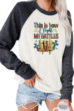 THis is How I Fight My Battles Easter Reglan Long Sleeves Top