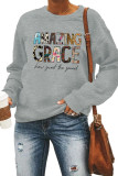 Amazing Grace Long Sleeve Sweatshirts Women Boutique Wholesale