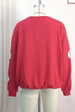 Baseball Sequin Patchwork Sweatshirt