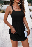 Plain Sleeveless Splicing Knitting Dress 