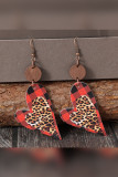 Buffulo Leopard Print Earrings MOQ 5pcs