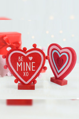 Valentine Heart Decoration MOQ 3pcs