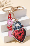Valentine Wooden Keychain MOQ 5pcs