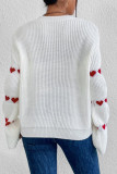 Valentines Day Heart Jacquard Sweater 