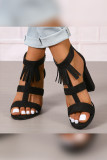 Summer Tassle High Heel Sandals 