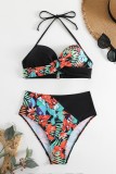 2PCS Floral Bikini Swimwear Set 