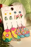 Easter Pattern Earrings Set MOQ 5pcs