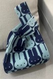 Bunny Knit Shopping Bags MOQ 10pcs