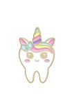 Cute Dents Pattern Badges MOQ 5pcs