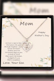 Mothers Day Metal Chain Necklace 