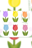 Multicolor Turlip Home Decor 6pcs a Set MOQ 3sets