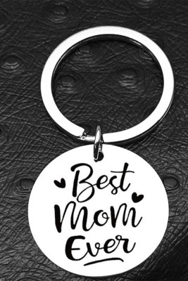 Best Mom Ever Round Keychain MOQ 5pcs