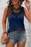 Embroidery Lace Patchwork Tank Top