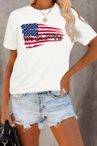 We the People Print Graphic Top