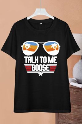 Talk To Me Goose Graphic Top