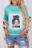 All American Mom Bleached Graphic Tee