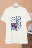 We the People 1776 American Print Graphic Top