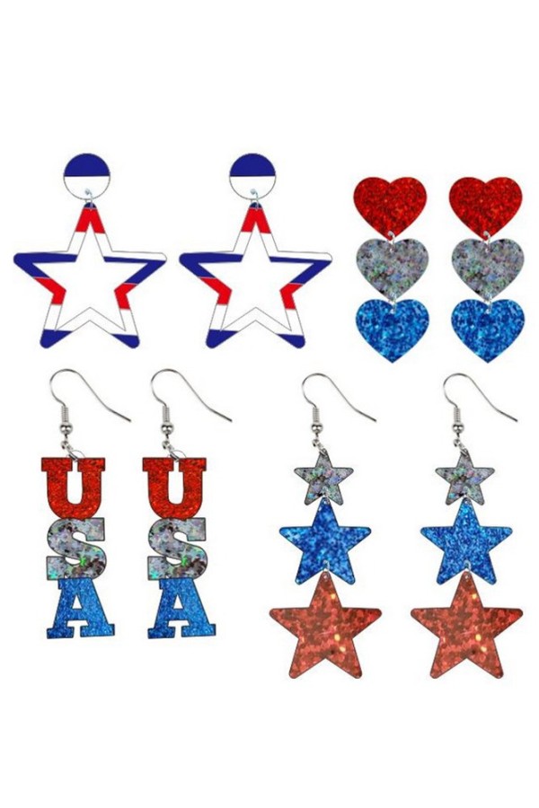 Independence Day Earrings 