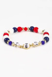 USA Freedom Beads Bracelet MOQ 3pcs