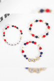 USA Freedom Beads Bracelet MOQ 3pcs