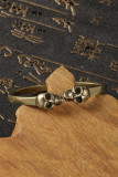 Skeleton Bronze Metal Bracelet 