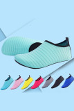 Plain Texture Stripe Indoor Yoga Shoes