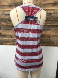 Independence Day US Flag Tank Top