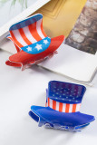 US Flag Print Hair Clip MOQ 5pcs
