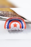 Independence Day US Flag Print Hair Clip