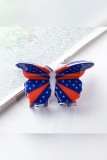 US Flag Butterfly Shape Hair Clip 