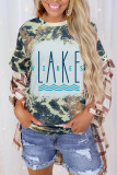 Lake Vibes Bleached Print Graphic Tee