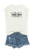 IT'S A THROAT PUNCH KINDA DAY Print Graphic Top