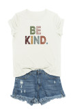 Be Kind Print Graphic Top