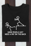 Funny Quotes Print Graphic Top