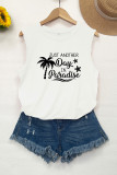 Just Another Day in Paradise Graphic Tank Top