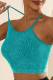 Plain Rib Racer Tank Top 