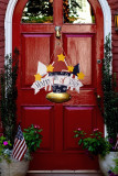 Independence Day US Flag Wooden Doorplate Accessory