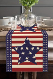 Independence Day US Flag Gnomes Tablecloth