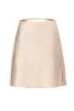 Plain Silky Split Skirt