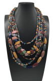 Colorful Wooden Necklace 