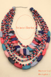 Colorful Wooden Necklace 