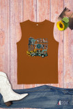 Just a Small Town Girl Print Tank Top