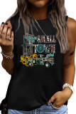 Just a Small Town Girl Print Tank Top