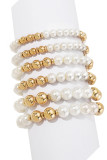 Pearl and Beads Bracelet MOQ 5pcs