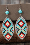 Aztec Leather PU Earrings