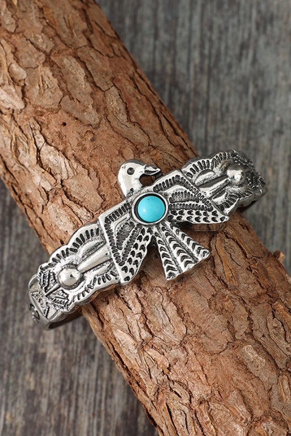 Alloy Eagle Turquoise Bracelet 
