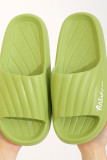 Plain Soft EVA Thick Sole Lounge Slippers
