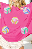Colorful Sequin Ball Patched Top 